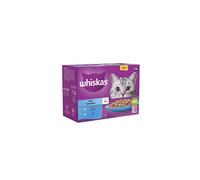 Whiskas 11+ Fish Selection in Jelly Pouches, Senior Cat Food, (1x12 x 85 g)