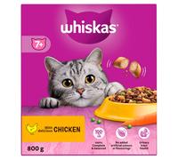 Whiskas 7+ Chicken Adult Dry Cat Food 800g