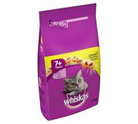 WHISKAS 7+ Complete Dry with Chicken 4x1.9kg