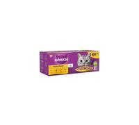 Whiskas 7+ Poultry Selection in Jelly 40x85g Pouches, Senior Cat Food