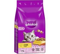 Whiskas 7+ Senior Cat Food Chicken, Pack of 2 (2 x 1.9 kg)