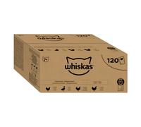 Whiskas 7+ Senior Pouches in Jelly Mega Pack 120 x 85g - Poultry Feasts