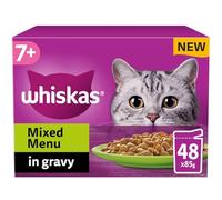 Whiskas 7+ Cat Pouches Mixed Menu in Gravy - 12 x 85g