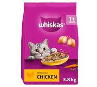 Whiskas 1+ Cat Complete Dry Food with Chicken - 3.8kg