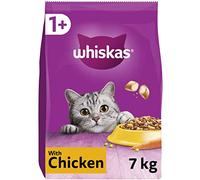 Whiskas 1+ Adult Chicken, Adult Dry Cat Food , 7 kg ( Pack of 1) Free Shipping