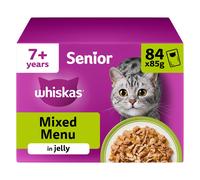 WHISKAS Adult Wet Cat Food in Jelly 84x85g Mixed Menu