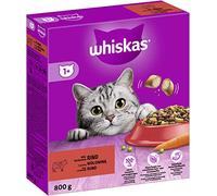 WHISKAS® Box Dry 1+ with Beef 5 x 800 g