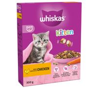 Whiskas Dry 2-12 Mth Kitten Chick 6x300g