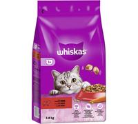 Whiskas Dry Adult 1+ With Beef 3 X 8.38 Lbs