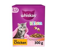 Whiskas Dry Kitten Food with Chicken - Size: 300g