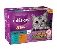 Whiskas 1+ Adult Duo Surf & Turf In Jelly Pouches 12 x 85g
