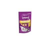 Whiskas Groom and Care - Cat Treats - Small Bite Size Snacks with Chicken Filling - 8 x 45 g