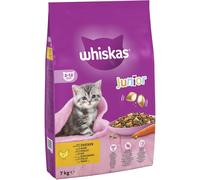 Whiskas Junior Chicken 7 kg Bag, Kitten Cat Dry Food - Pack May Vary