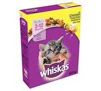 Whiskas Junior, Dry Food for Kittens (2-12 Months), with Chicken, 1 x 825 g