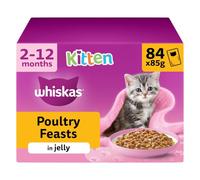 Junior Poultry Selection in Jelly 84 Pouches Wet Kitten & Cat Food (84 x 85 g)