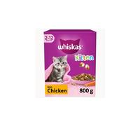 Whiskas Kitten 2-12 Months Dry with Chicken 825g (PACK OF 6)