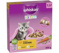 Whiskas Kitten Dry Food – Complete with Chicken – 800g