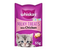 Whiskas Kitten Milky Cat Treats (55g) (Pack of 2)