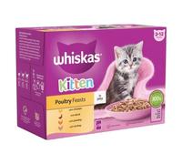 Whiskas Kitten Pouches Poultry Feasts in Jelly - 12 x 85g