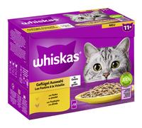 Whiskas Multipack 11+ Poultry Selection In Jelly 48 X 85G