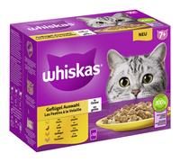 Whiskas Multipack 7+ Poultry Selection In Jelly 48 X 85G
