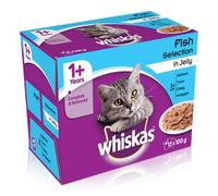 Whiskas Pch 1+ Fish Select Jel 4x12x100g