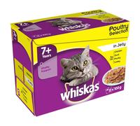 Whiskas Pch 7+ Poult Selec Jel 4x12x100g