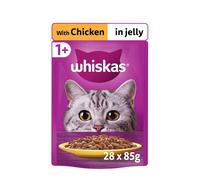 Whiskas Pouch 1+ Chicken In Jelly 28x85g - Size: 85g
