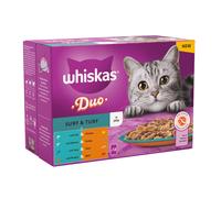 Whiskas Pouch 1+ Duo Surf & Turf In Jelly 12x85g - Size: 85g
