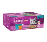 Whiskas Pouch 1+ Duo Surf & Turf In Jelly 80x85g - Size: 80x85g