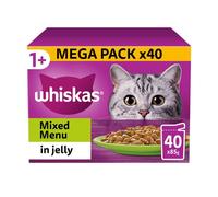 Whiskas 1+ Pouches in Jelly - Mixed Menu / 40