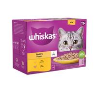 Whiskas Pouch 11+ Poultry Feast in Jelly 4x12x85g