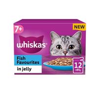 Whiskas Pouch 7+ Fish Favourites In Jelly 12x85g - Size: 85g