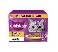Whiskas Pouch 7+ Poultry Feasts In Jelly 40x85g - Size: 85g