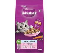WHISKAS Salmon Sterilized Cat Food 1.4 kg