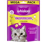 Whiskas Snack Crunchy Pockets Chicken & Cheese 4 X 180G
