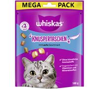 Whiskas Snack Crunchy Pockets Salmon 8 X 180G