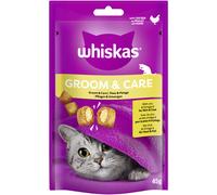 Whiskas Groom & Care Adult Cat Treats with Chicken - 45g