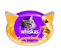Whiskas Snacks Knuspertaschen mit Huhn und Kse, 4er Pack (4 x 60 g)