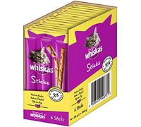 Whiskas Snack Sticks Rich in Chicken 14 x 6 Pieces (0,54€/Piece)
