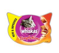 Whiskas Temptations Cat Treats with Beef - Size: 60g