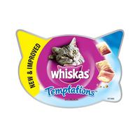 Whiskas Temptations Cat Treats with Salmon - Size: 60g