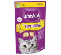 Whiskas Temptations Delicious Cat Treats with Chicken and Cheese 60 g (Pack of 6)