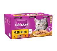 Whiskas Tins 1+ Farm Menu Jelly 4x6x400g