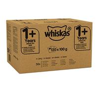 Whiskas Wet Pouches, Delicious and Tasty Poultry Selection in Jelly, 120x85g