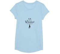 Whisker Business: Feline-Inspired Entrepreneurship Logo T-Shirt, Girls, Baby Blue, Small