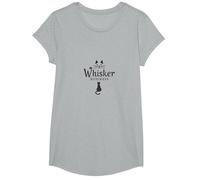 Whisker Business: Feline-Inspired Entrepreneurship Logo T-Shirt, Girls, Heather Grey, Small