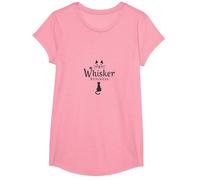 Whisker Business: Feline-Inspired Entrepreneurship Logo T-Shirt, Girls, Pink, Small