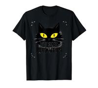 Whisker Revolution: Feline Uprising Art T-Shirt, Men, Black, XXL