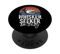Whisker Seeker on Duty Catfish PopSockets Adhesive PopGrip
